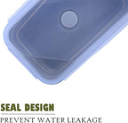 4 Pack Collapsible Silicone Food Containers Storage Lunch Bento Box - Image 4