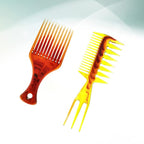 Oil Hairstyle Comb for Men Wide Tooth Hair Styling Comb Lightweight Salon with Scalp Massage 8.26 Inch for Slicked-Back Hair