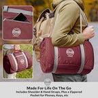 Large Waterproof Outdoor Stadium Blanket (01 - Game Day Crimson)
