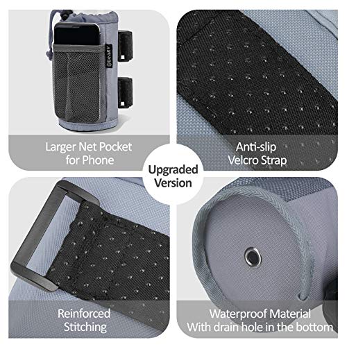 2Pack Cup Holder for Bike (Gray)