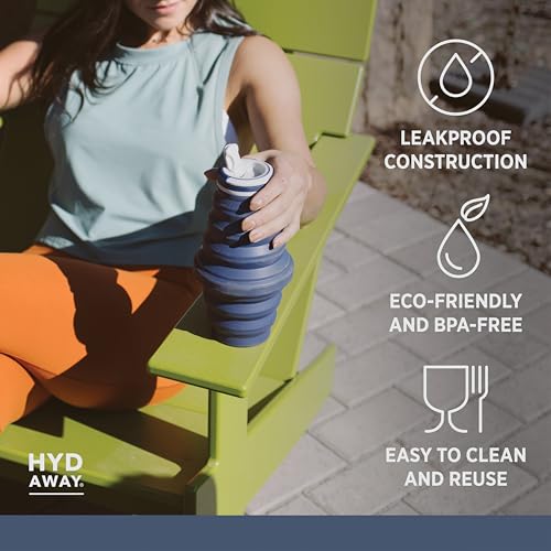 25oz Collapsible Water Bottle (Seaside)