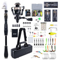 Fishing Rod and Reel Combo (1 Rod & 1 Reel Spinning Fishing Combo - PC Fishing Tackle Case / 2.7M/9FT - A)