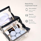 Cadence Parcel - Clear Kit - Durable and Leak-Resistant Travel Toiletry Kit - - Image 3