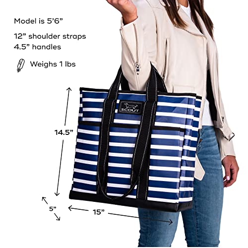 Rocket Pocket Utility Tote Bag (Ship Shape)