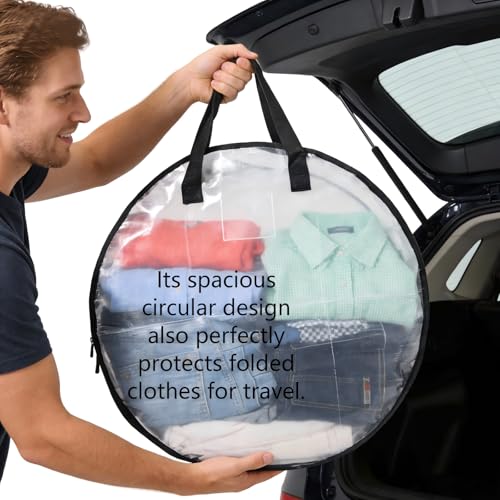 4 Pack Clear Christmas Wreath Storage Bags 24 Inch (CClear / 4 Pack)