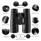 12x50 High Powered Binoculars for Adults (Black)