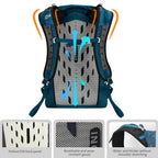 Hiking Hydration Backpack with 2L (Blue-3L Water Bladder)