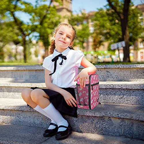 Lunch Box Insulated Lunch Bags (Pink/Unicorn)