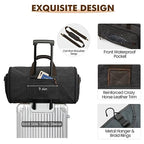 Carry On Garment Bag for Travel Convertible Garment Duffle Bag Suit Bags for Men Women Travel 2 in 1 Hanging Suitcase Business Travel Bag with Toiletry Bag (50l / Black)