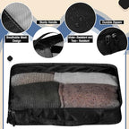 Packing Cubes for Suitcase Large Organizer Bags (Black / Large)