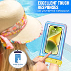 Floating Waterproof Phone Pouch [Up to 8.5"] (Regular Size [8.5inch] / Iridescent)