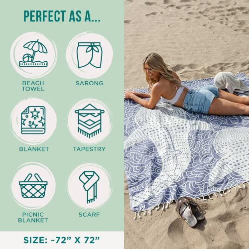 Turkish Beach Towel (X-Large / Whale Shark)