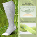 Plus Size Compression Socks for Women&Men Wide Calf 15 (3 Pair-black/White/Grey / 3X-Large)