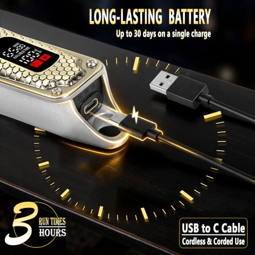 Heavy Duty Professional Hair Clippers for Men (14-piece set)