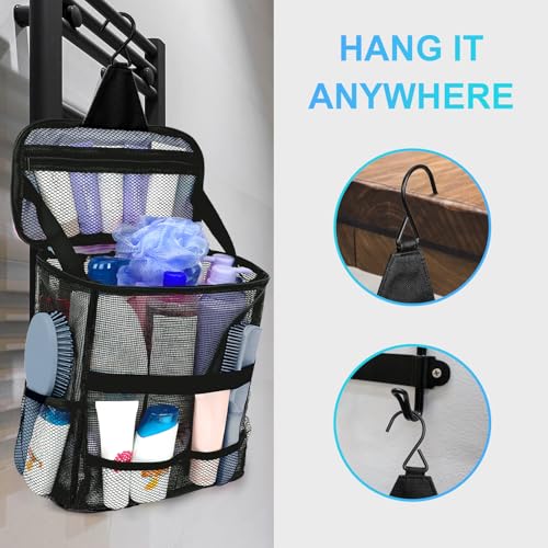 Dorm Room Essentials for College Students Girls Boys Guys (Black)