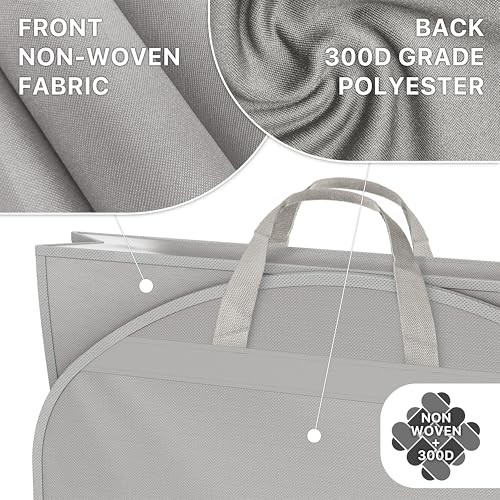 43" Travel Garment Bag (43-Inch, 1-Pack, Gray)