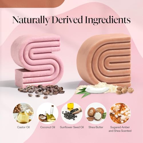 Castor Oil Shampoo & Shea Butter Conditioner Bar