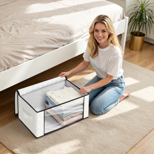35L Closet Organizers (4 Pack-35l / Ivory)