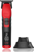 Supreme Trimmer 2Spee ST622 – Cordless Beard & Hair Trimmer for Men | 2-Speed Motor, 180 Min Runtime, Zero-Gap Adjustable Blade, Digital Display, Removable Blade Design