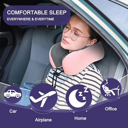 Neck Pillow for Travel (Pink)