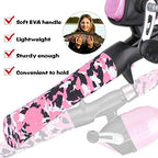 Kids Fishing Pole (Camo Pink / 4.92 ft)
