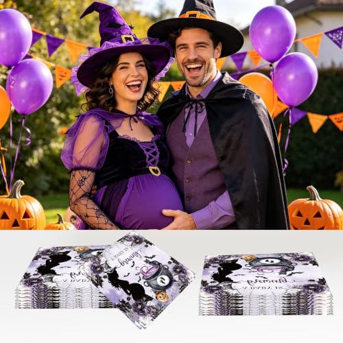 50 Pcs A Baby Is Brewing Napkins (Witch)