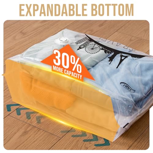 Vacuum Storage Bags with Cordless Pump (10 Travel)