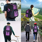 Large Travel Laptop Backpack for Women (Purple / Travel Backpacks)
