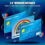 5 Pack RFID Blocking Card Protect Your Entire Wallet (Rainbow)