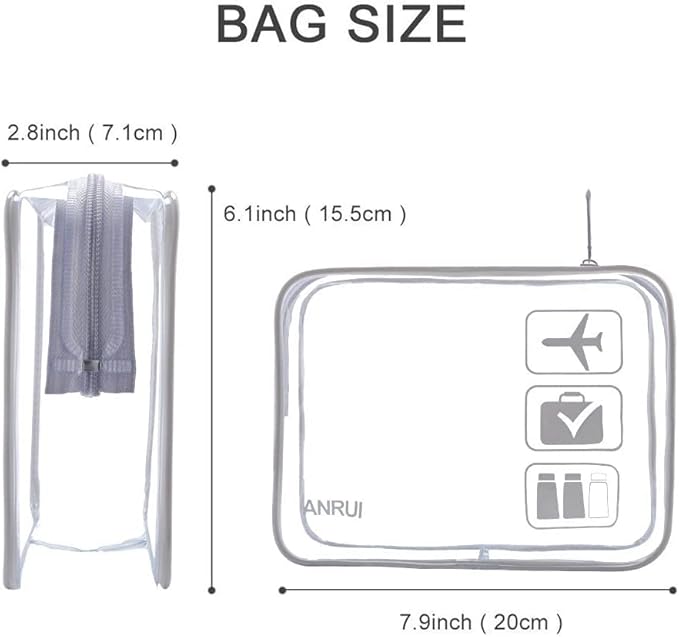 ANRUI Makeup Bags Clear Cosmetic Bag - Image 5