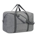 For Spirit Airlines Personal Item Bag 18x14x8 Foldable Travel Duffel Bag Tote Duffle Carry on Luggage for Women and Men 30L (Grey / 30L)