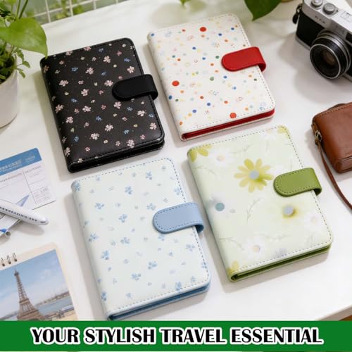 Rfid Passport Holder for Travel women (floral green a)