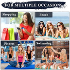 Beach Bag for Women (Black White Checker)