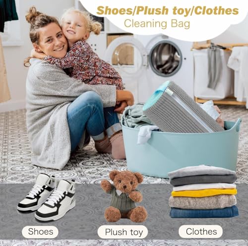 Shoe Washing Machine Bag (Light Grey)