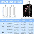 Luggage Cover Washable Suitcase Protector Anti (Cherry Blossom / M(fits 24-26Inch suitcase))