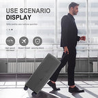 Travel Luggage Cover (Slate Gray / 22-23inch)