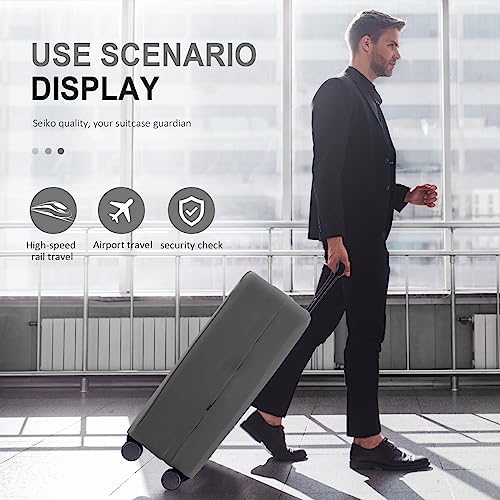 Travel Luggage Cover (Slate Gray / 32-33 inch)