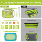 Camping Cutting Board (Blue Green)