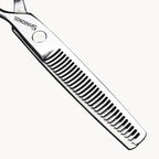 6/6.5 inch professional hair scissors hairdresser hair thinning scissors hairdressing tools barber scissors (6 inch teeth-C)