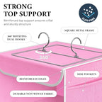 6 Shelf Hanging Closet Organizer (6 Shelf / Pink)