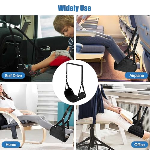 2 Pack Foot Hammock for Plane Travel