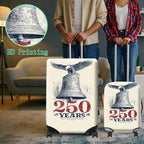 Luggage Cover Suitcase Protector + Luggage Tag (America 250th Anniversary / XL)