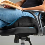 Cooling Seat Cushion for Tailbone Pain Relief (Cooling Black)