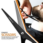 Hair Cutting and Hairdressing Scissors 6.5 Inch (6.5 Inch (Pack of 1) / Black)
