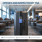 Open Alert TSA Approved Luggage Locks (All Colors 4PK #2)