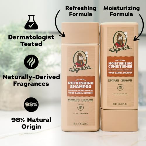 Men's Natural Shampoo and Conditioner Set