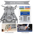 Vacuum Backpack Travel with Pump (A1-grey / 25 liters)