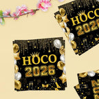50 Pcs Hoco 2026 Napkins Homecoming Decorations 6.5 x 6.5 Inches (HOCO 2026)