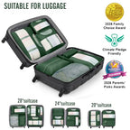 10 Set Packing Cubes for Travel Essentials (11 Jungle Green)