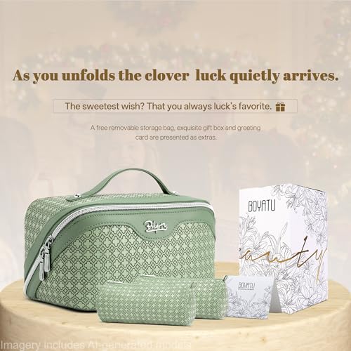 Travel Makeup Bag for Women (M-01Green)